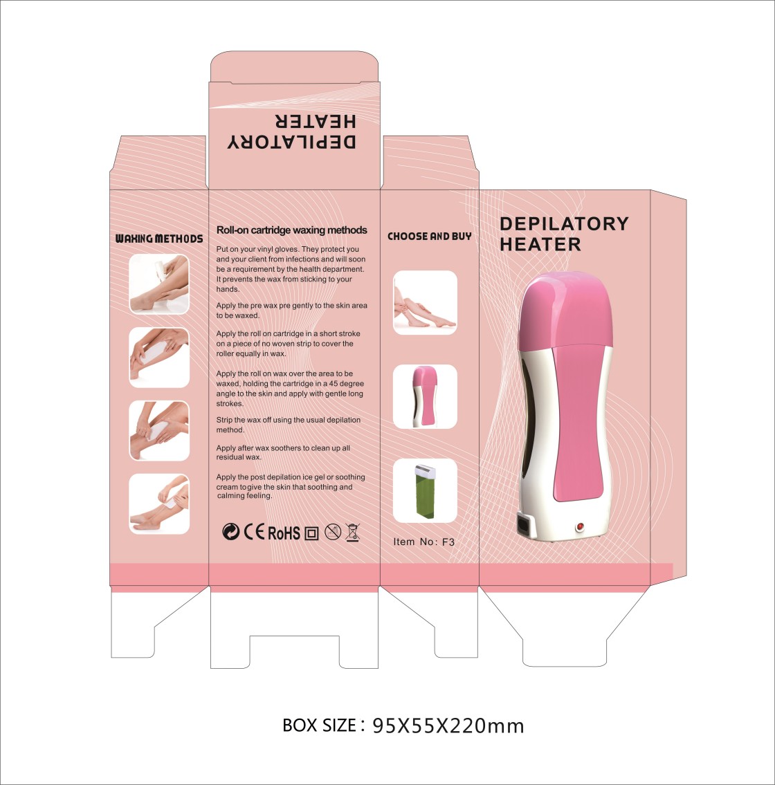 Wax Roller Machine For Heat Depilatory Wax