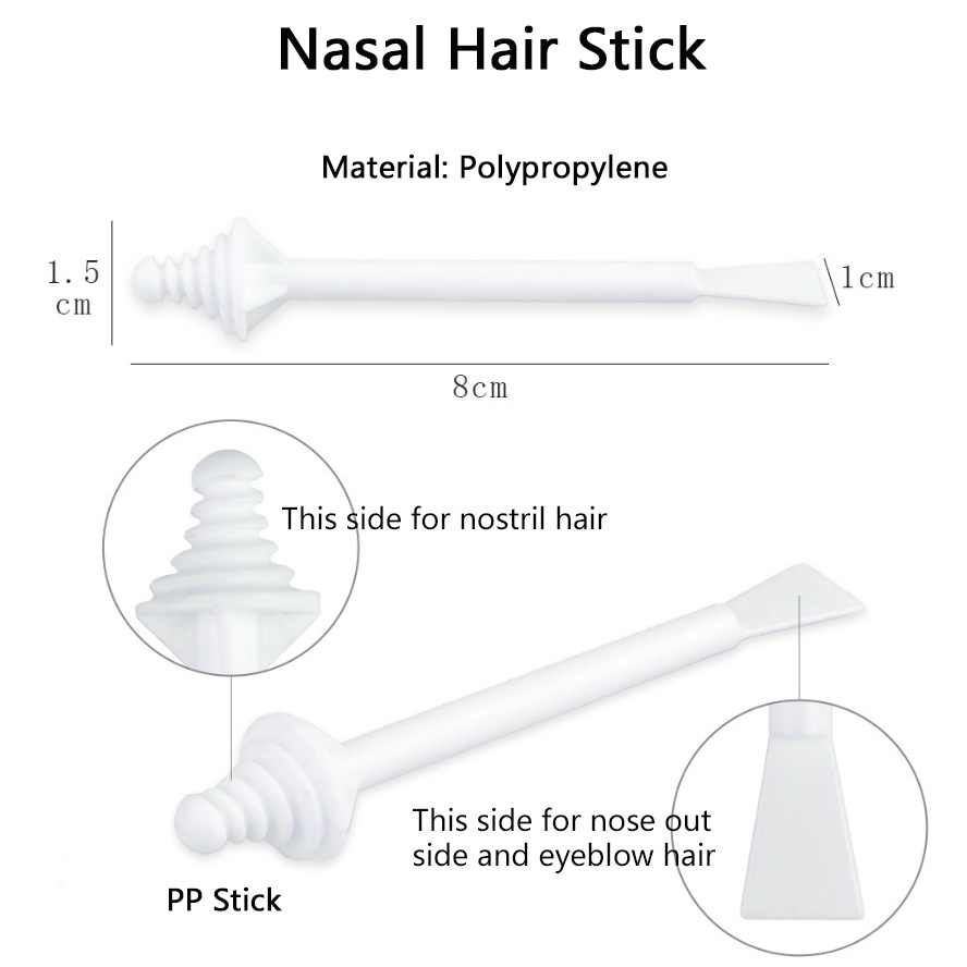Nasal hair stick for removal nose hair