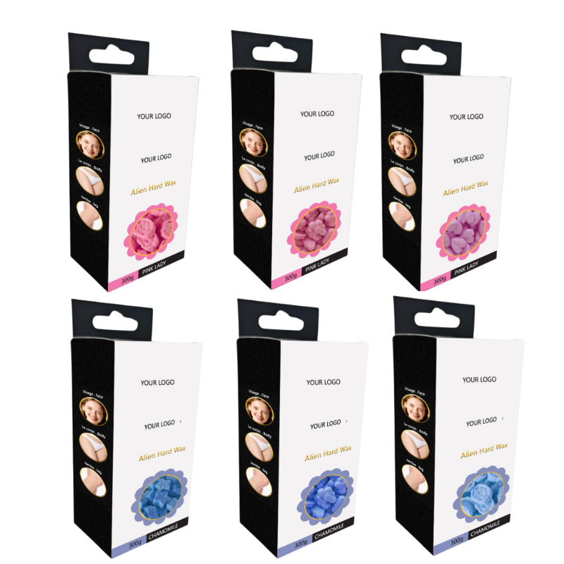 Special shape hard wax professional hair removal at homelow pain smooth skin