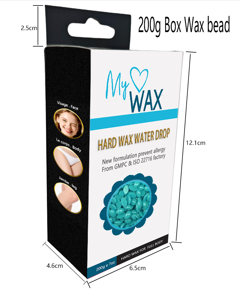 Hard wax water drop for sensitive skin bikini area legs underarms back and chest