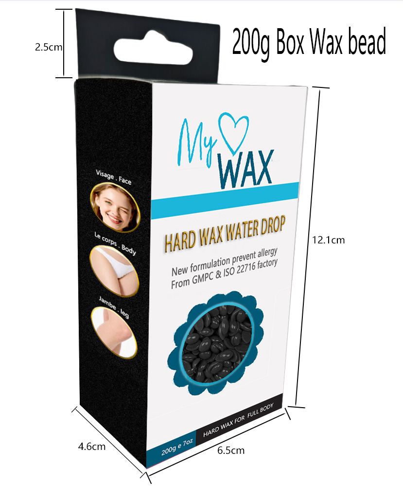 Hard wax water drop for sensitive skin bikini area legs underarms back and chest