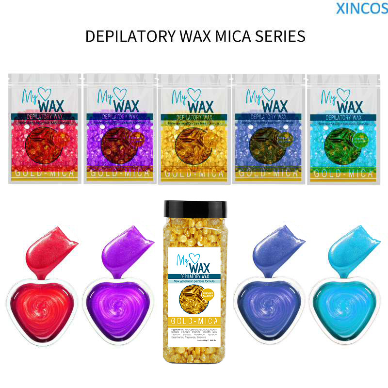 Mica hot wax stripless easy dry hypoallergenic wax beads efficent hair removals
