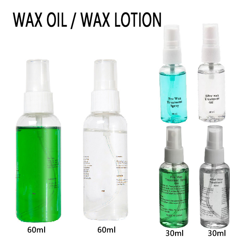 Wax oil Pre wax spay After wax sprary Post wax treatment clean skin after wax