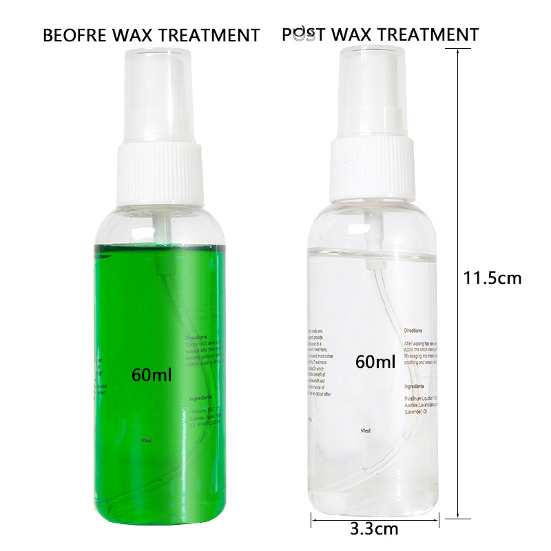 Wax oil Pre wax spay After wax sprary Post wax treatment clean skin after wax