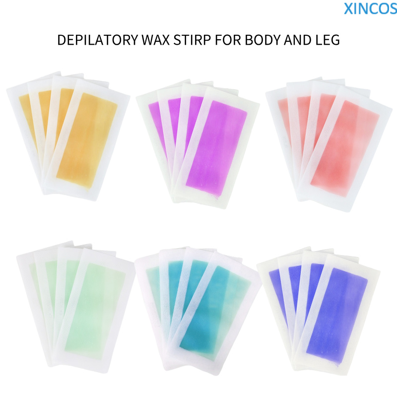 Depilatory wax strip