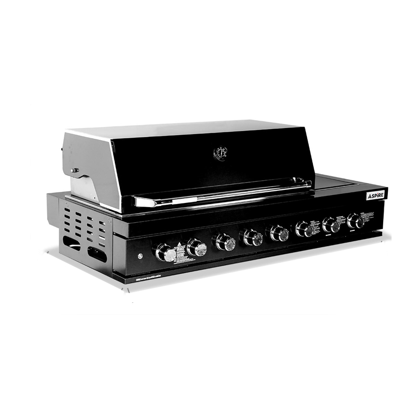 Black Stainless Steel BBQs Outdoor Kitchen And Grill