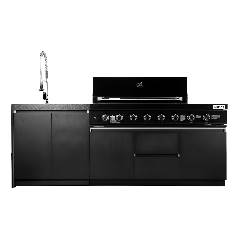 Outdoor Kitchens With Cabinets And Bar Carts