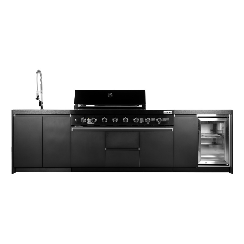 304 Stainless Steel Outdoor Kitchen Black