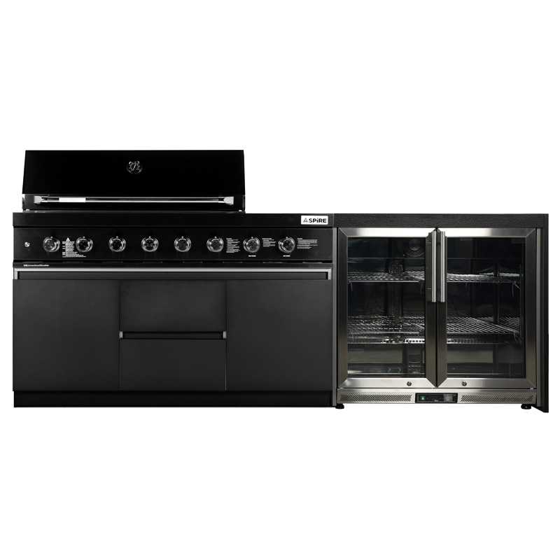 Outdoor Living Kitchen And BBQS Island