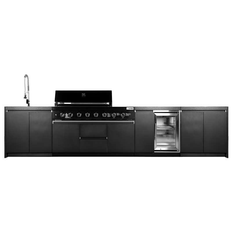 Outdoor Gas Barbecue And BBQS Kitchen