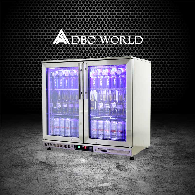 Double Door Outdoor Mini Refrigerator