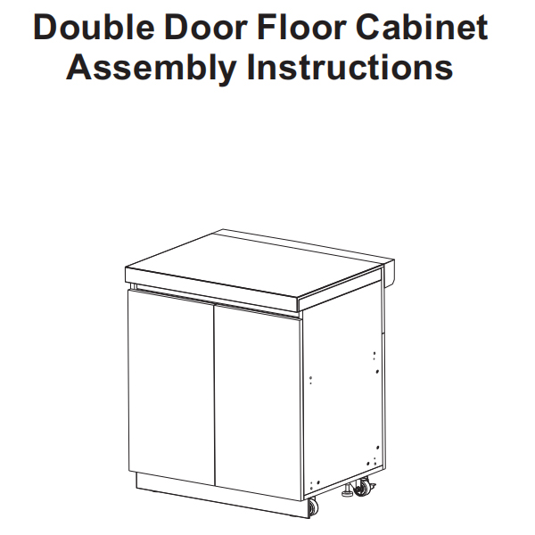 Double Door Floor Cabinet