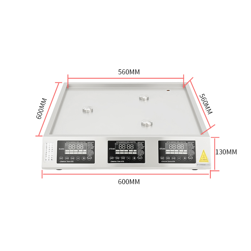 Portable Food Heating Generator Electric Steamer For Breakfast Shop