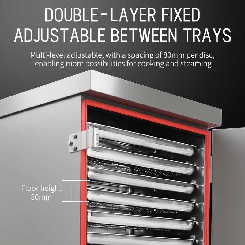 Commercial Food Warming Cabinet Automatic Rice Steaming Cabinet