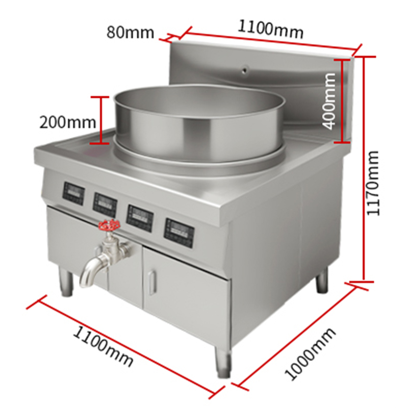 Commercial Kitchen Equipment Large Capacity Cooking Stew Pot