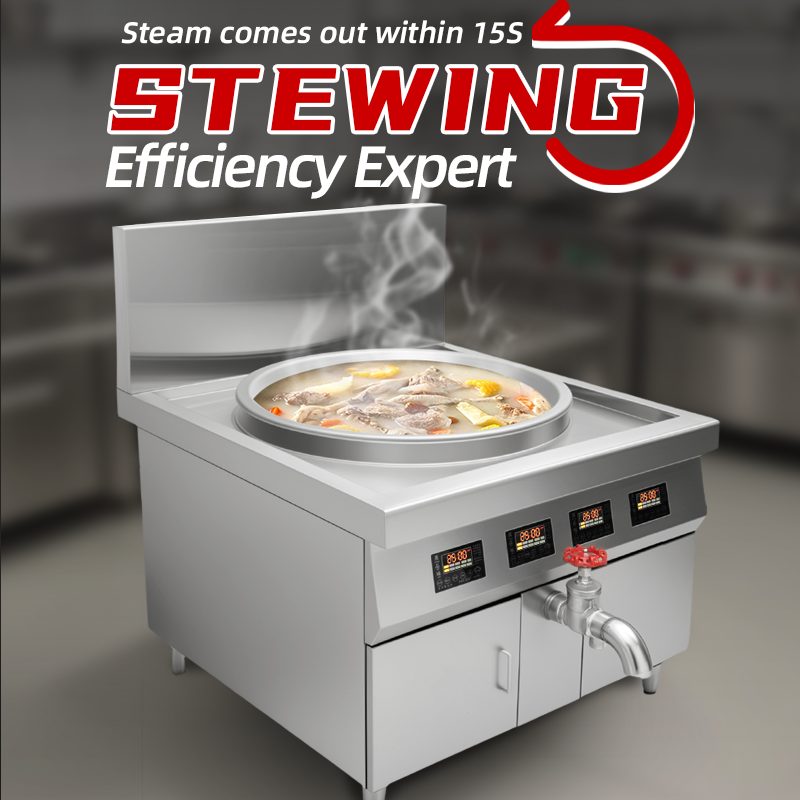 Commercial Kitchen Equipment Large Capacity Cooking Stew Pot