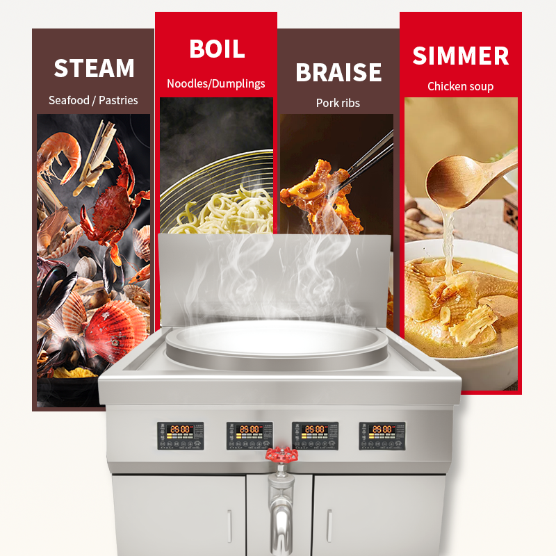 Commercial Kitchen Equipment Large Capacity Cooking Stew Pot