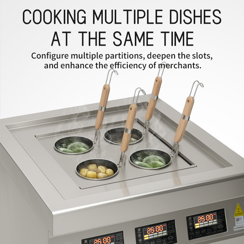 Commercial Equipment Vertical Electric Noodle Cooker Spicy Hot Pot Machine