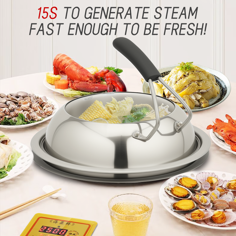 Multifunctional High Temperature And Low Energy Consumption Steaming And Cooking Commercial Seafood Steamer