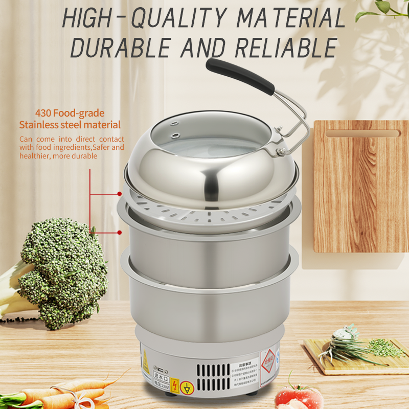Multifunctional High Temperature And Low Energy Consumption Steaming And Cooking Commercial Seafood Steamer