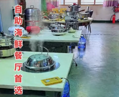 Commercial seafood steamer