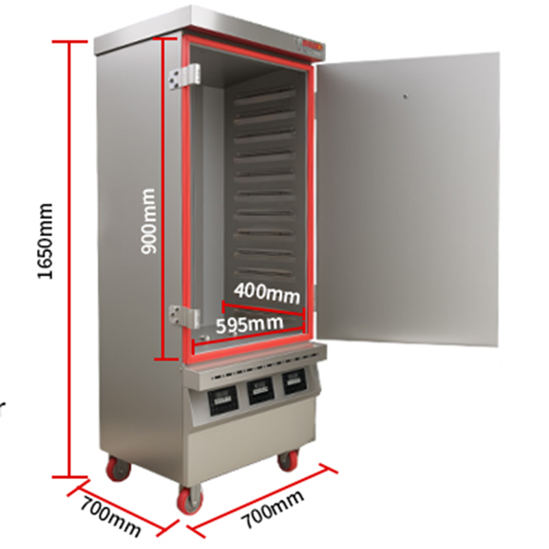 Commercial Food Warming Cabinet Automatic Rice Steaming Cabinet