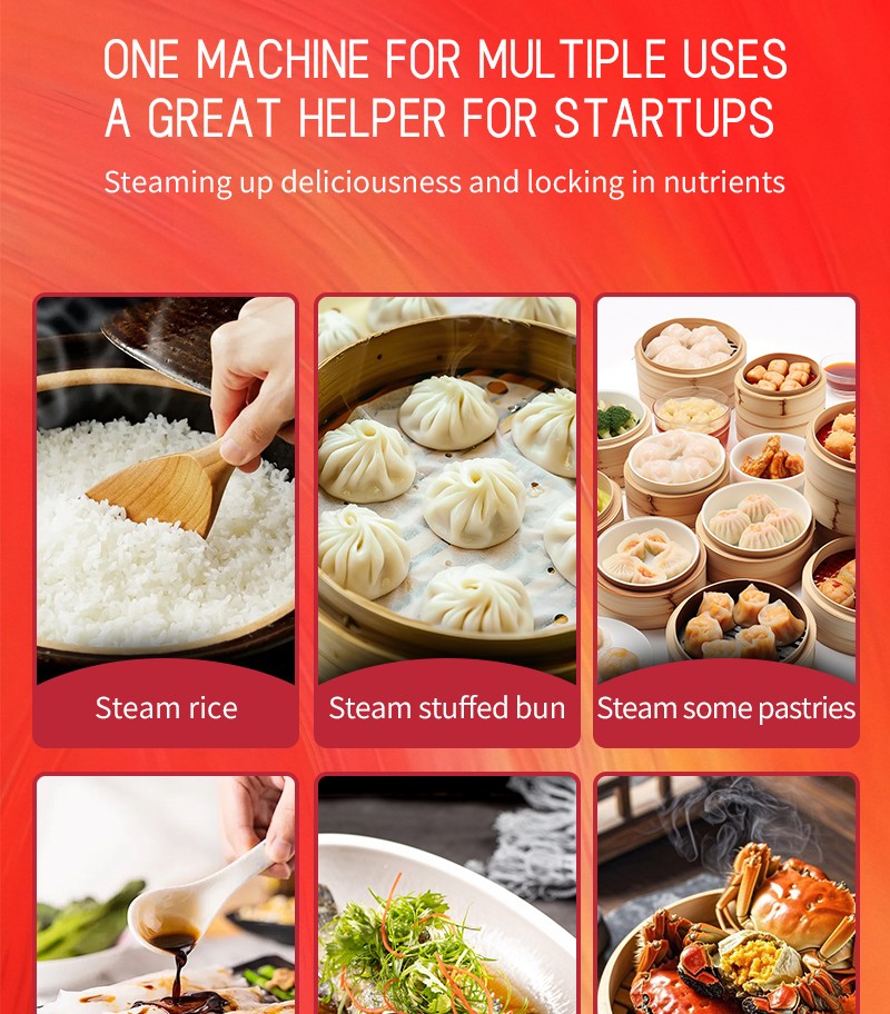 fast heating steamer