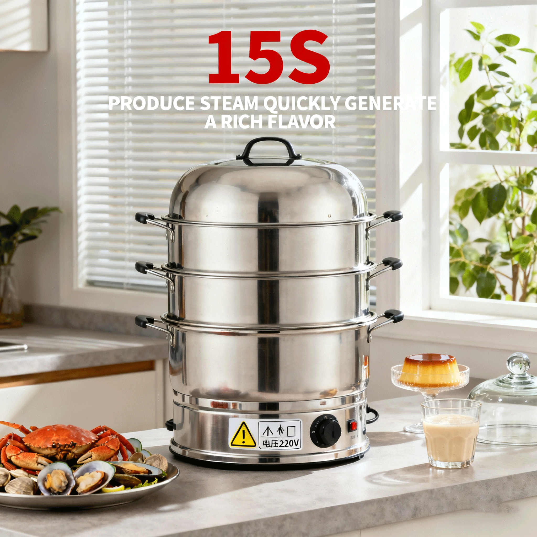 portable steam pot
