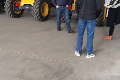 Clients Visit Our Company for Product Inspection, Grant Approval and Place Follow-Up Orders for compact articulated wheel loader with forks