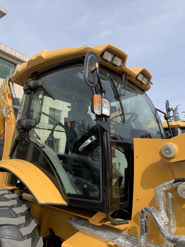 Small Front End Loader With Backhoe