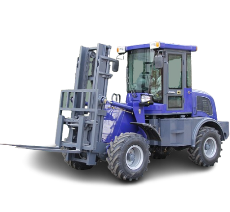 Mini All Rough Terrain Forklift With Diesel Engine