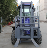 Mini All Rough Terrain Forklift With Diesel Engine