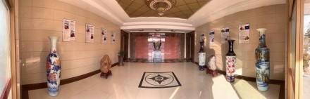 The lobby of our office building