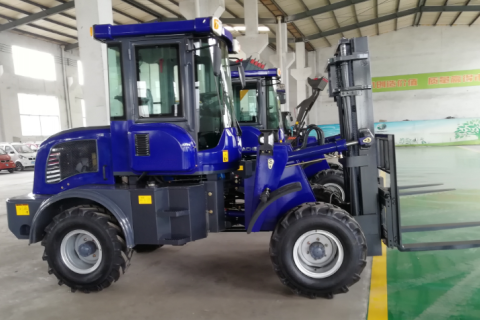 3 ton rough terrain forklift with side shift function hot sale in Australia