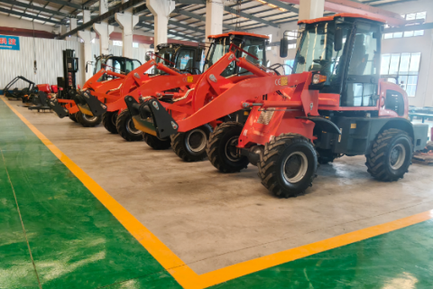 3 sets ZL920 compact small wheel loader are ready to ship