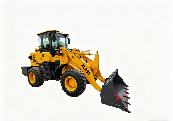 Máy xúc lật bánh lốp cỡ trung bình