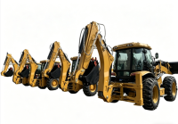 Small Front End Loader With Backhoe