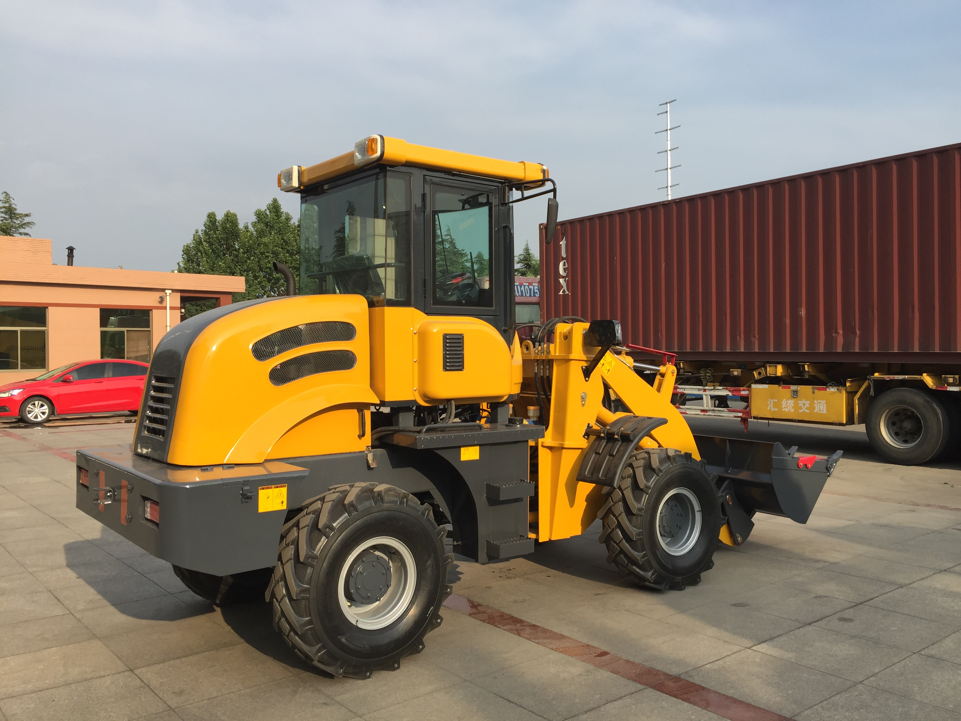 compact mini wheel loader