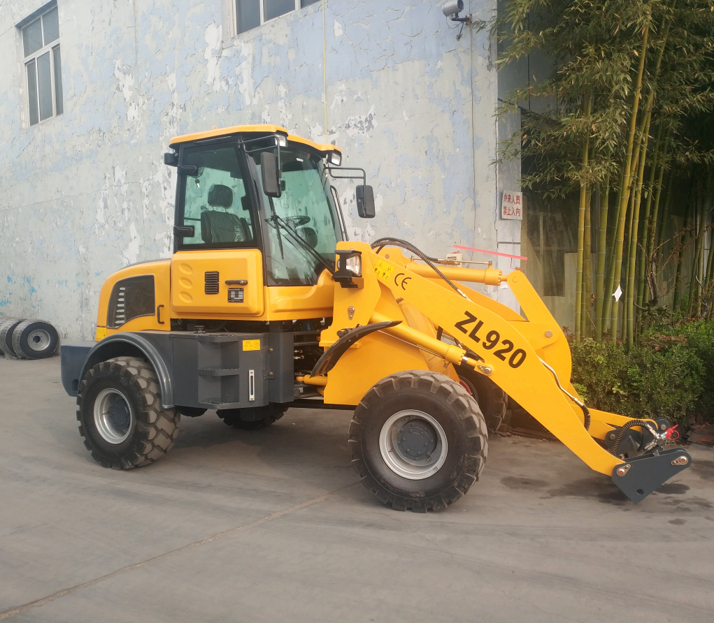 articulated small wheel loader