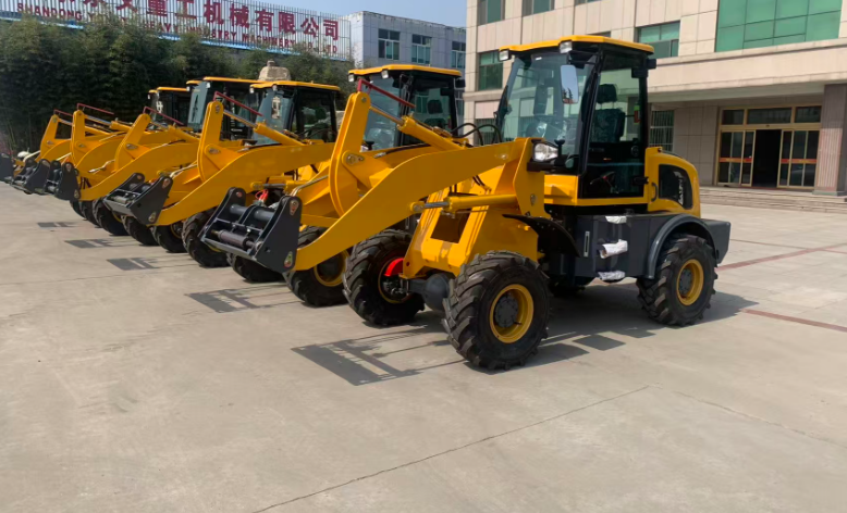 compact mini wheel loader