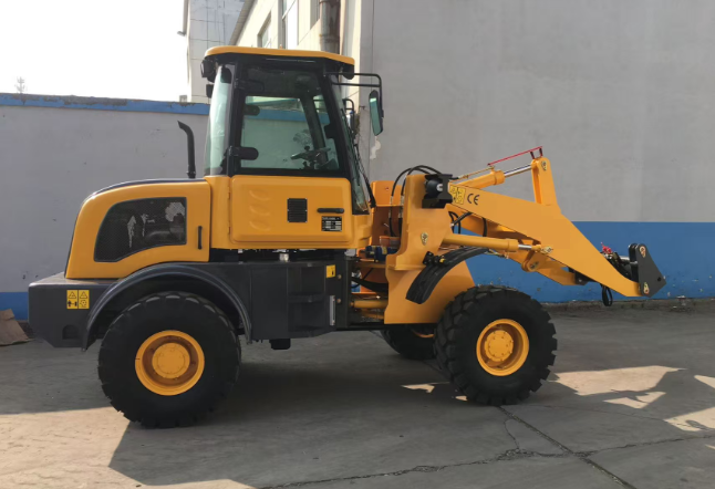 articulated small wheel loader