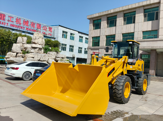 articulated mini wheel loader
