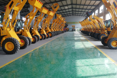 Articulating Compact small Wheel Loader