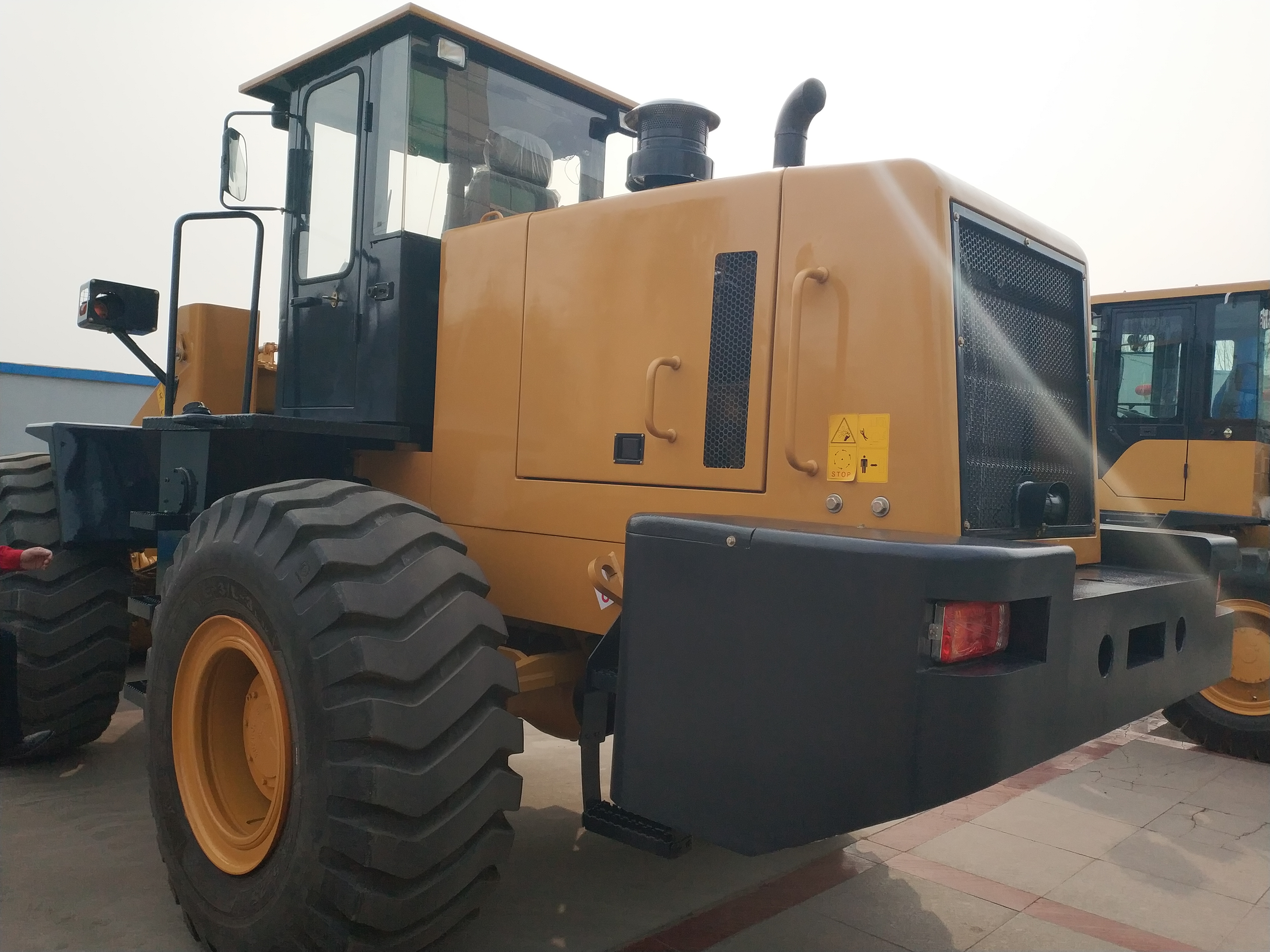 articulated small wheel loader