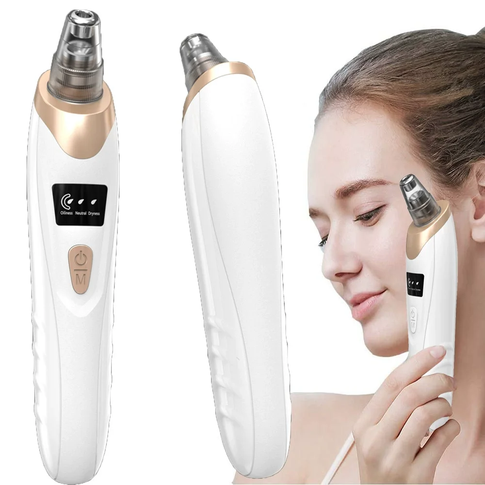 Facial Nose Pore Cleaner Remover Tool Electric Suction Vacuum Blackhead Remover for Blackheads Acne Blemishies Pimples Remove