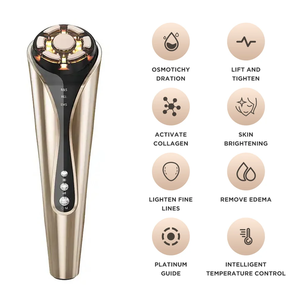 Microcurrent Facial Device Face and Neck Massager Lifting EMS Face Massager RF Device Beauty