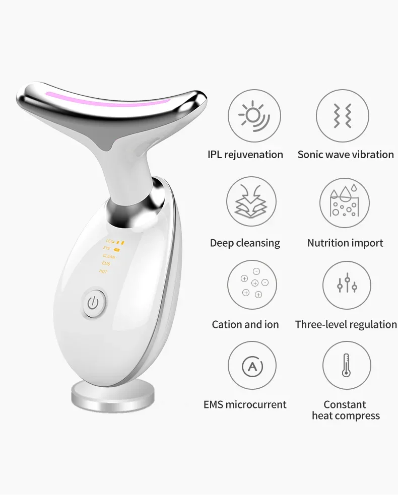 Popular Anti Aging Chin Face Slimming Neck V-face Lifting Beauty Massager Face Neck