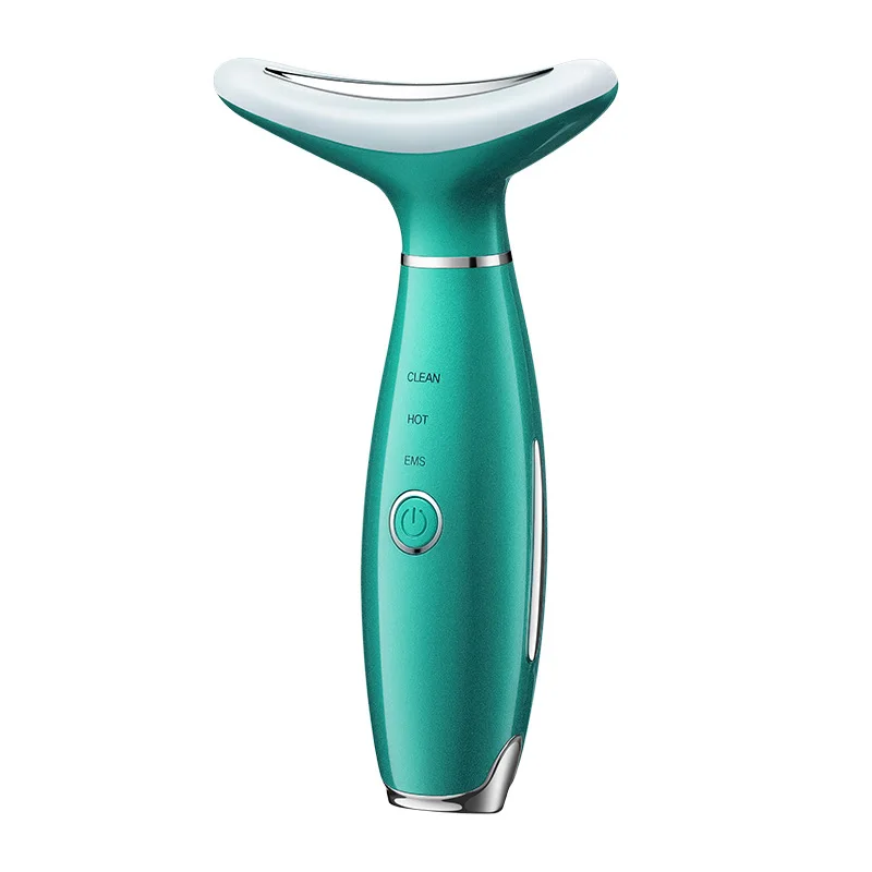 Face Lifting Neck Beauty RF Led EMS Photon Device Skin Care Electric Anti-wrinkle Facial Neck Massage Machine