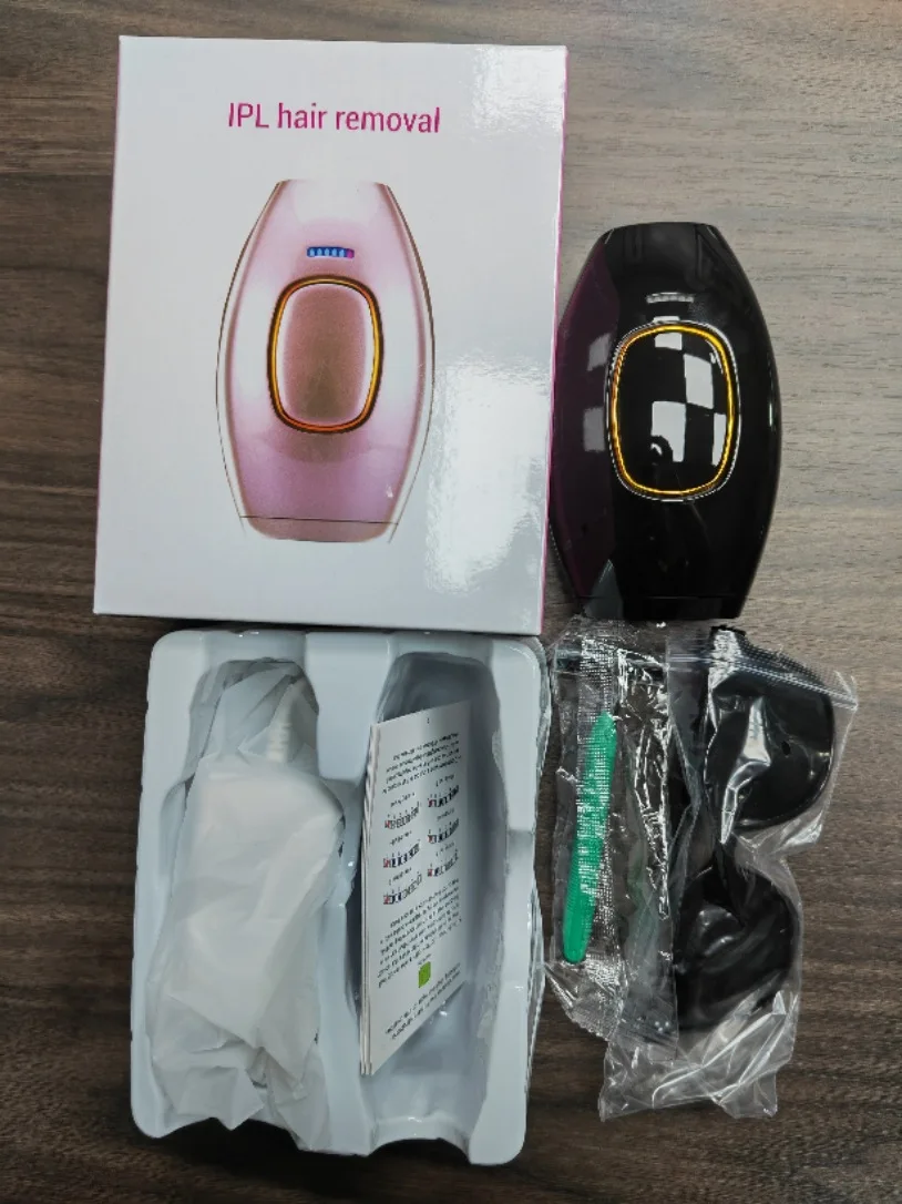 Portable Electric IPL Hair Removal Ice Cooling Home Use Beauty Care Face and Body Hair Remover Device Braum Hair Removal