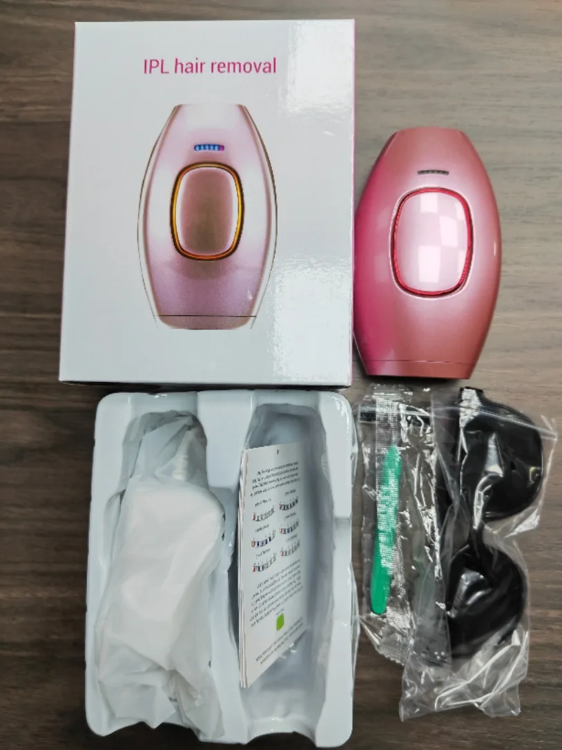 Portable Electric IPL Hair Removal Ice Cooling Home Use Beauty Care Face and Body Hair Remover Device Braum Hair Removal